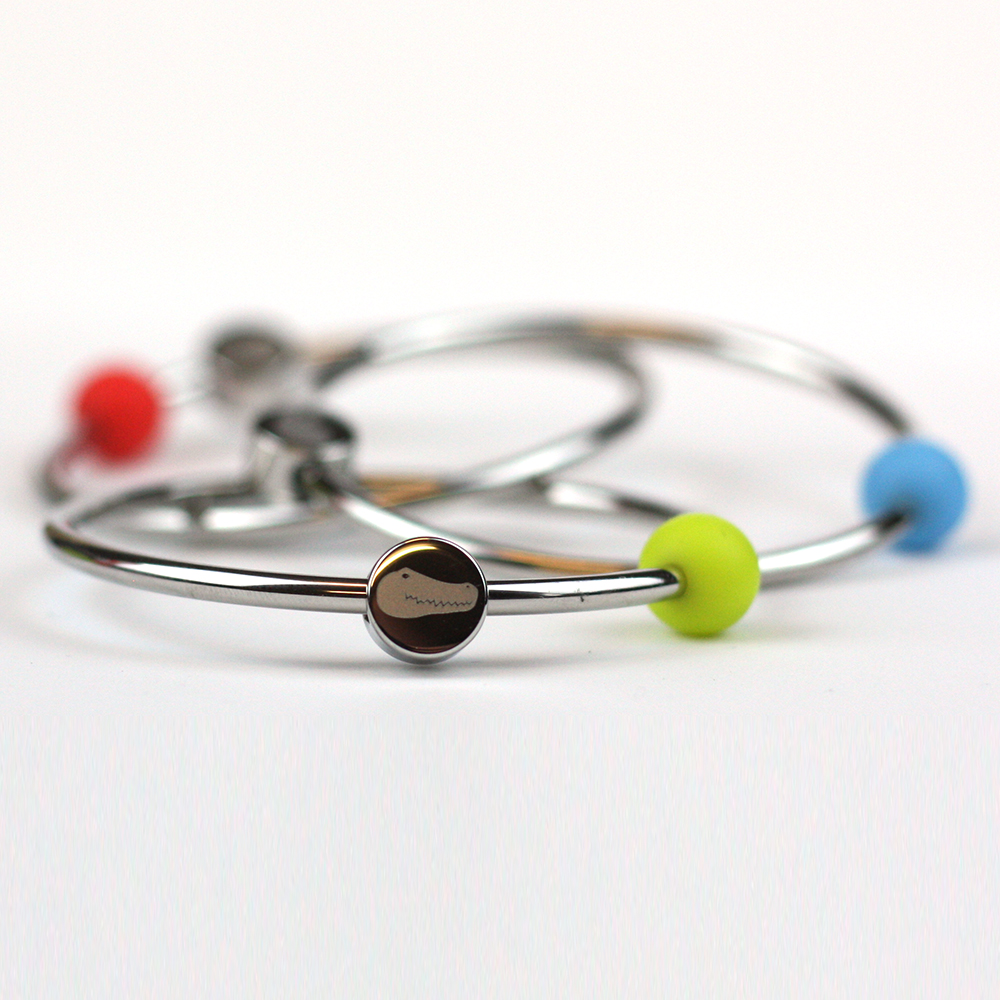 stainless steel teething ring