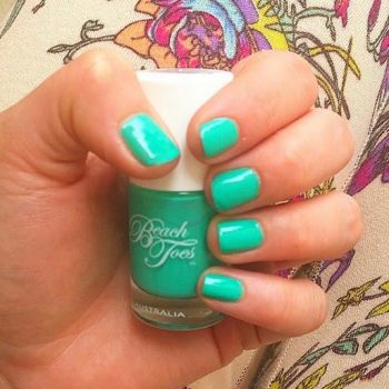 caribbean crush, beach toes nail varnish, beach toes nail polish