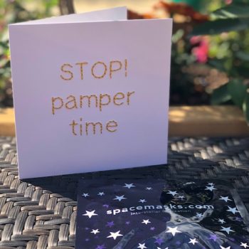 Pamper Card and Spacemask