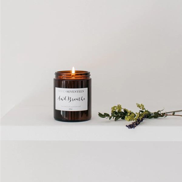 sevenseventeen and breathe candle
