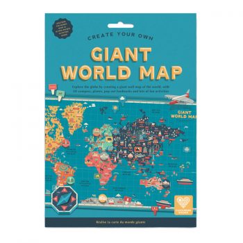 Giant World Map Poster