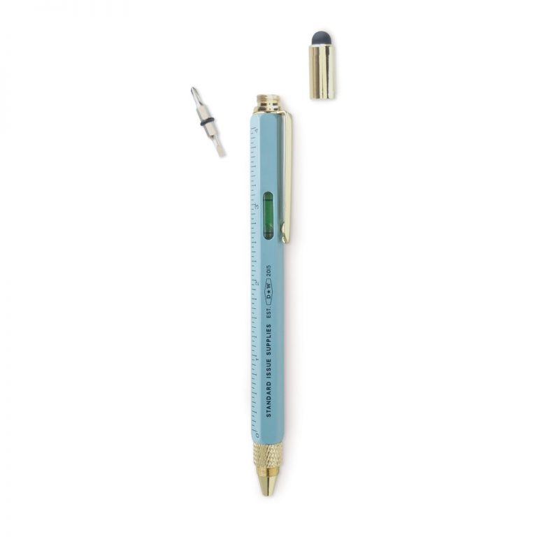 blue multi tool pen