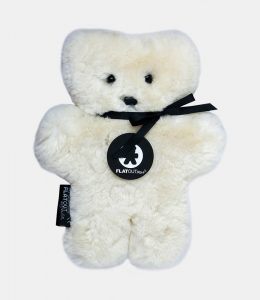 Flat Out Sheepskin Bear in Milk