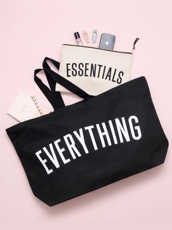 Really big EVERYTHING canvas bag