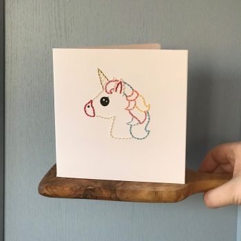 Rainbow Unicorn Card