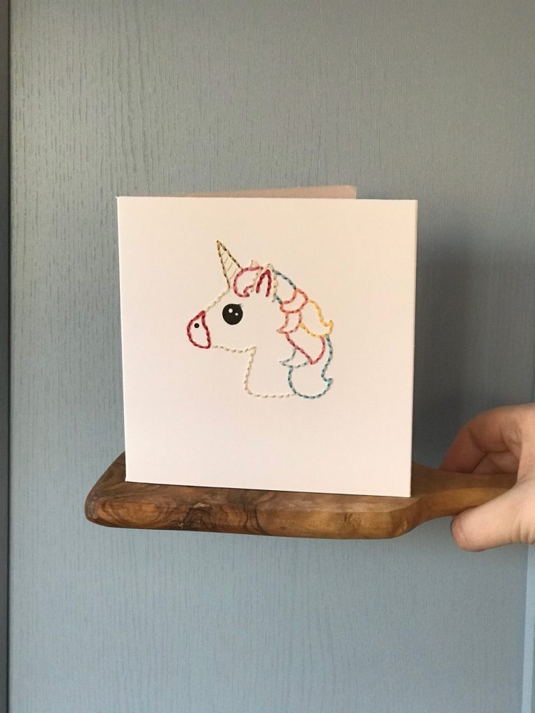 Rainbow Unicorn Card
