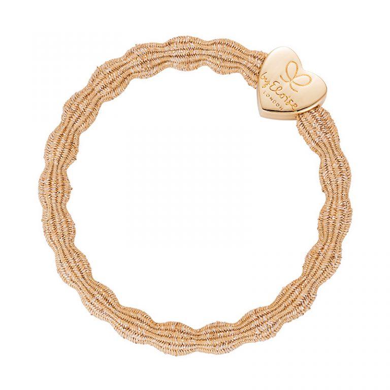 bangle band hair tie gold