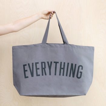 Everything really big canvas bag