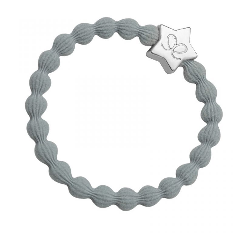 grey bangle band with silver star