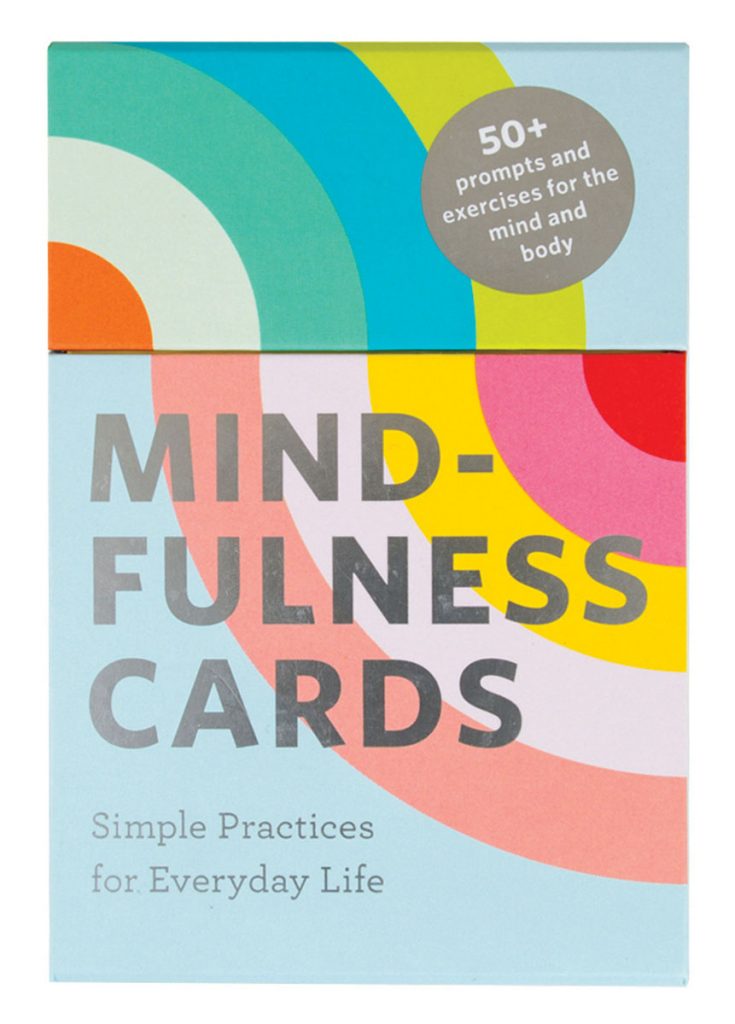 mindfulness cards in box