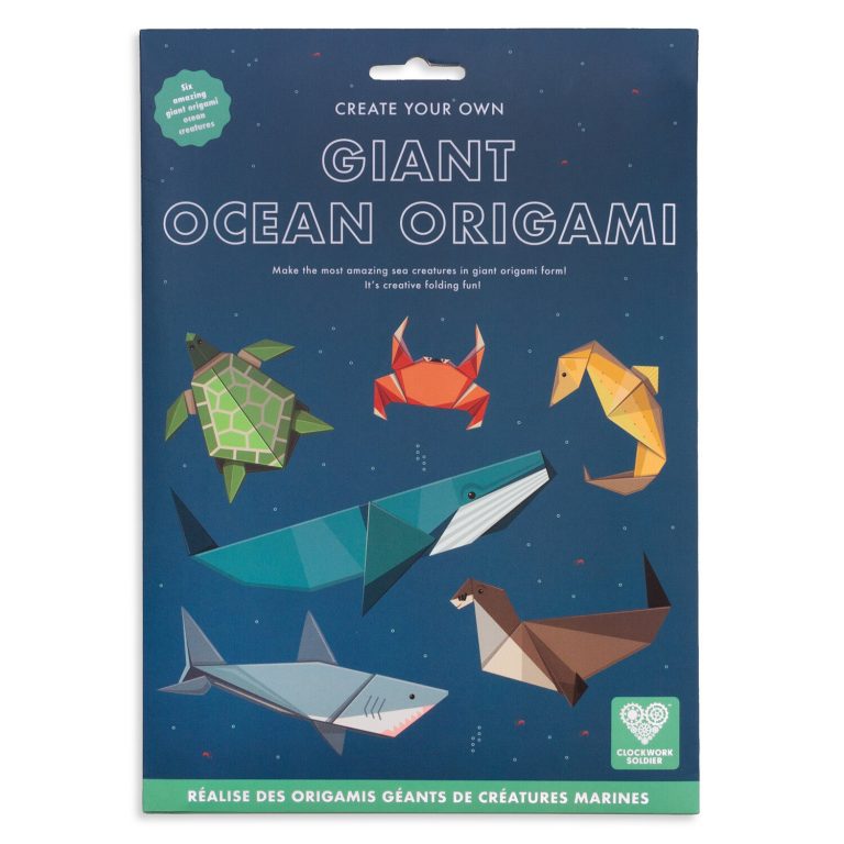 Screen-Free Ocean Origami kit