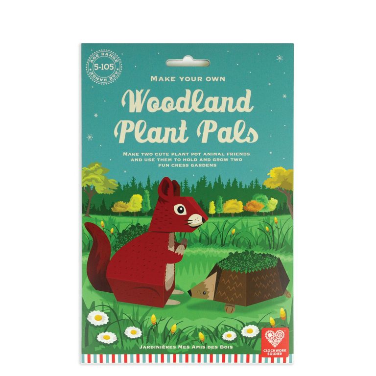 Grow your own woodland pals craft kit