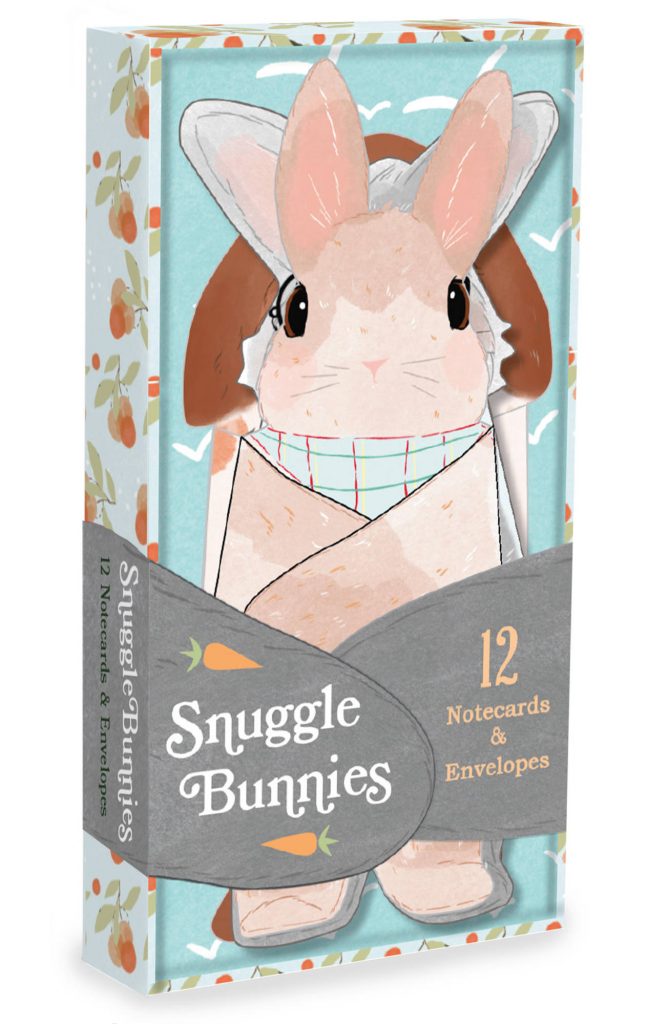 Bunny Cuddle Notecard set