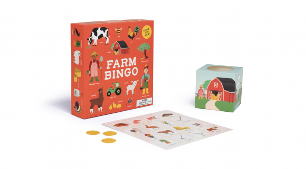 Farm Bingo Family Board Game