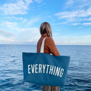 Everything Ocean Blue Canvas bag