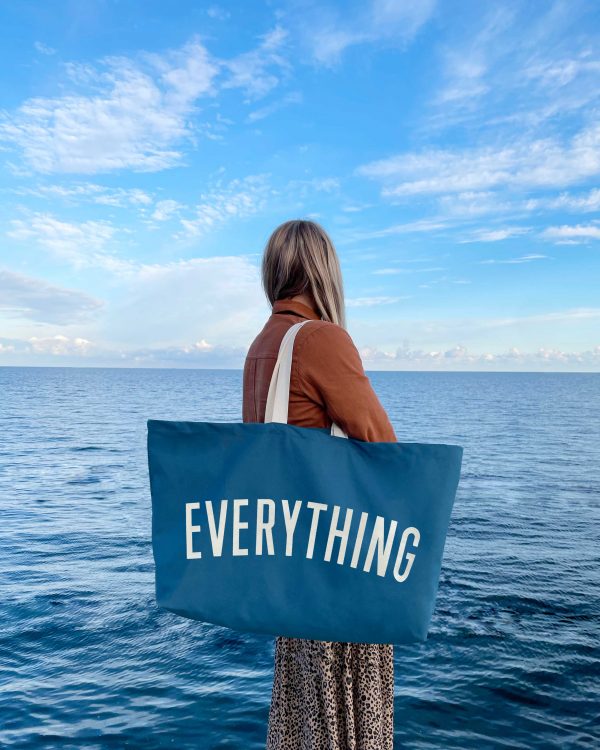 Everything Ocean Blue Canvas bag