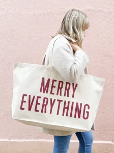 christmas everything bag
