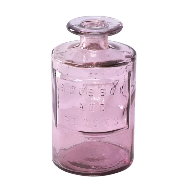 Purple apothecary glass vase