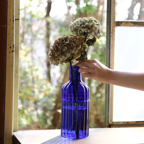 Blue Bottle Vase