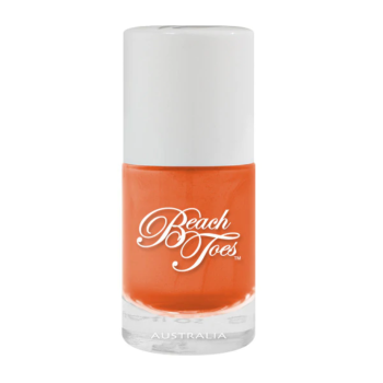 Floral Coral Beach Toes Nail Polish