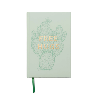 Free Hugs Green Journal Notebook