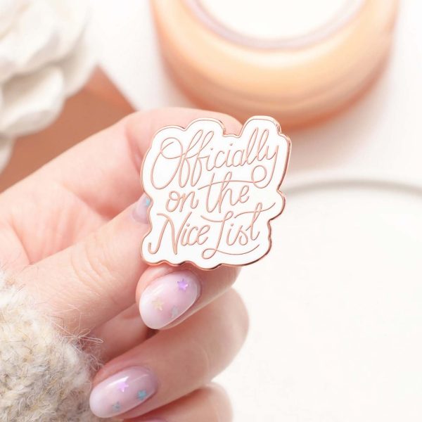 Nice list enamel pin