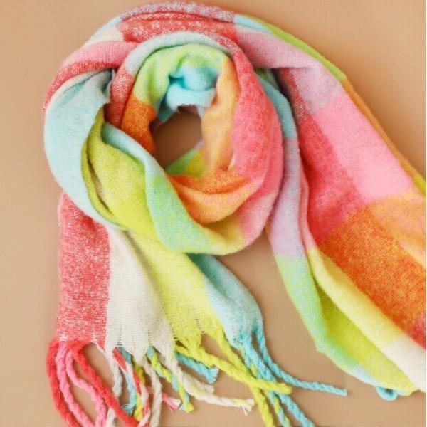 neon blanket scarf