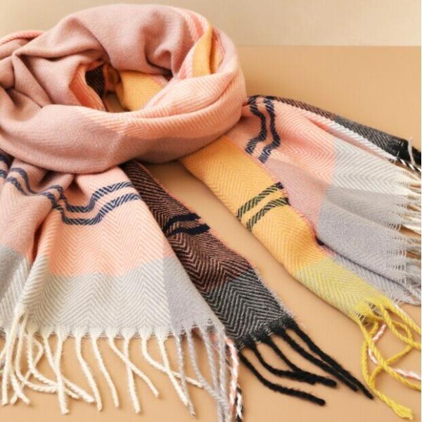 tartan winter scarf
