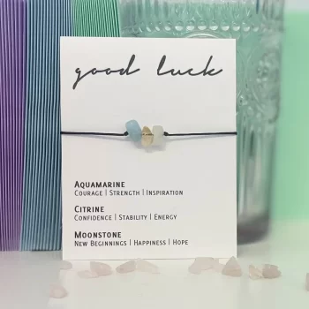 good luck crystal bracelet