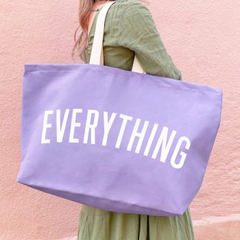 Lavender Everything really big bag