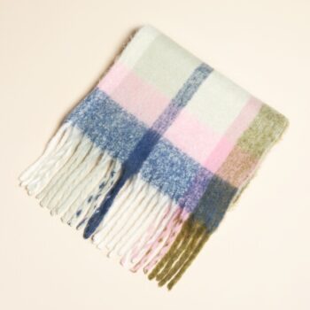 Oversized Tartan Scarf
