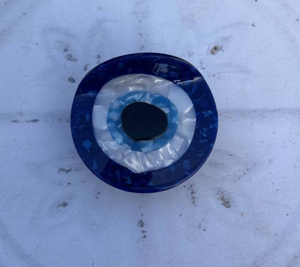 Evil Eye Hair Claw Clip