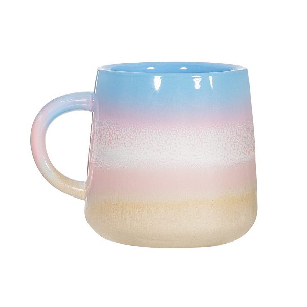 Pink and blue ombre mug