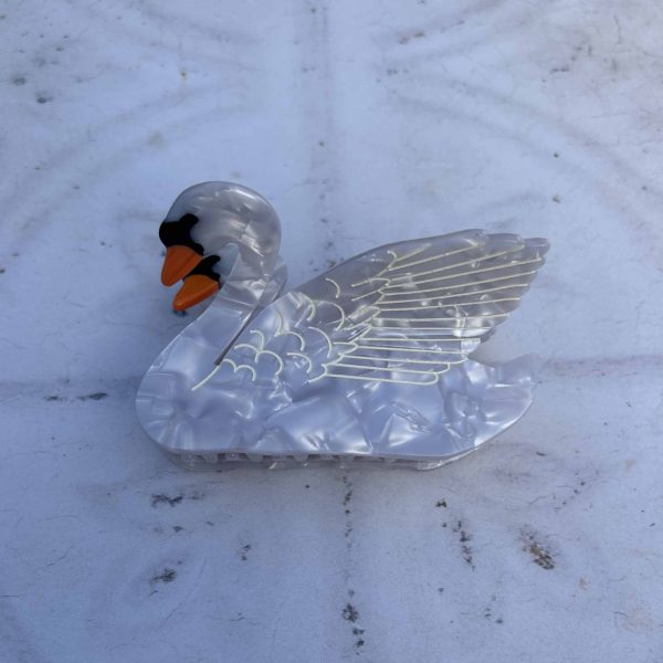 Swan Hair Claw
