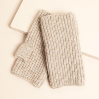 Stone Knitted Handwarmers