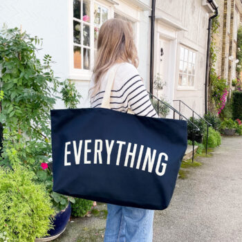 Navy Blue Everything Bag