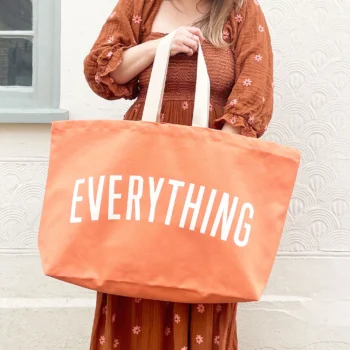 Peach Everything Bag